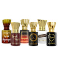 Pack Of 6 Shanaya, Lavish Musk, Safira, Musk AL Ghazali, White Oudh, Leader Attar 5.5 Ml Each