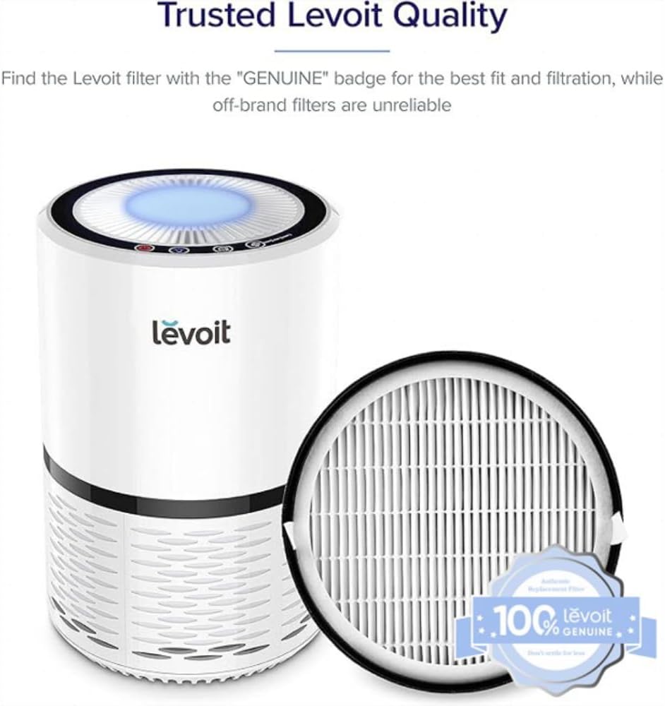Levoit LV-H132 Series Replacement Filter | 3-Stage HEPA Filtration