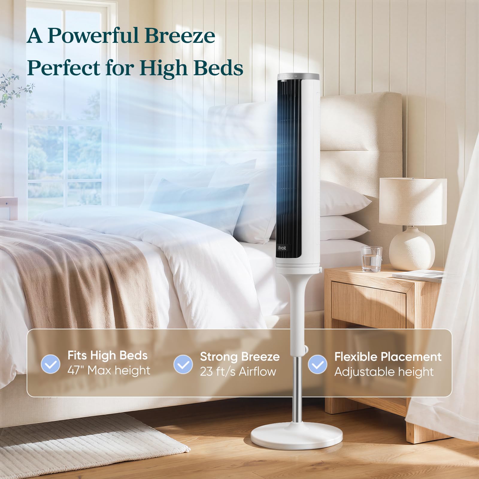 Levoit Windi Lift Smart Standing Fan